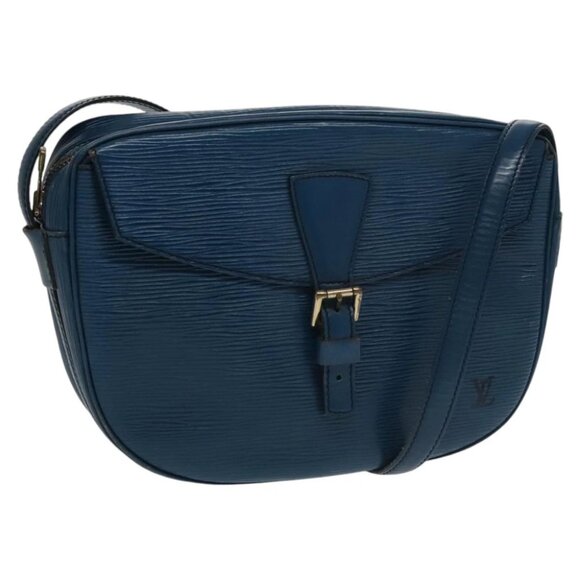 LOUIS VUITTON Epi June Feuille Shoulder Bag Blue - Picture 1 of 15